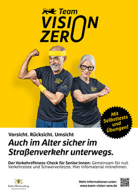 Die Vision Zero setzt sich für null Todesopfer und Schwerverletzte im Straßenverkehr ein. Kommen Sie ins Team Vision Zero!